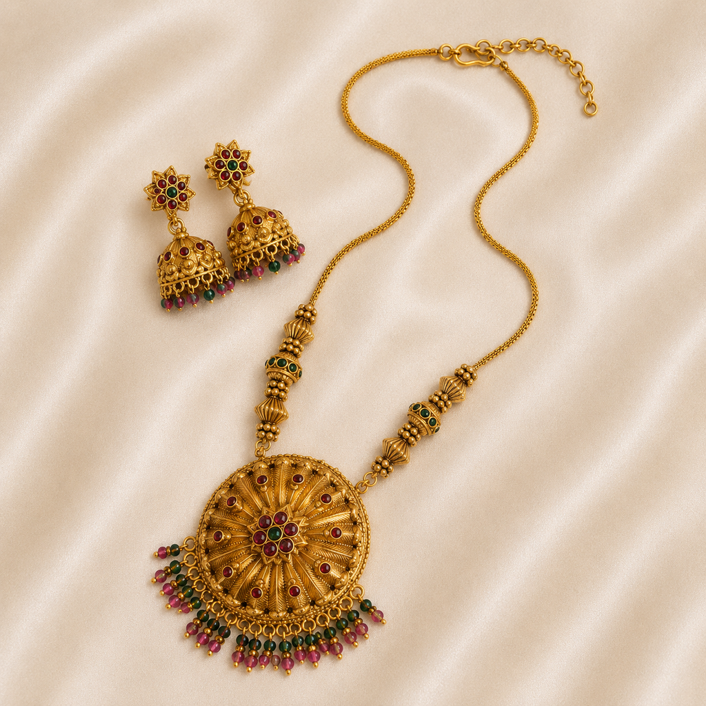 Round pendant chain