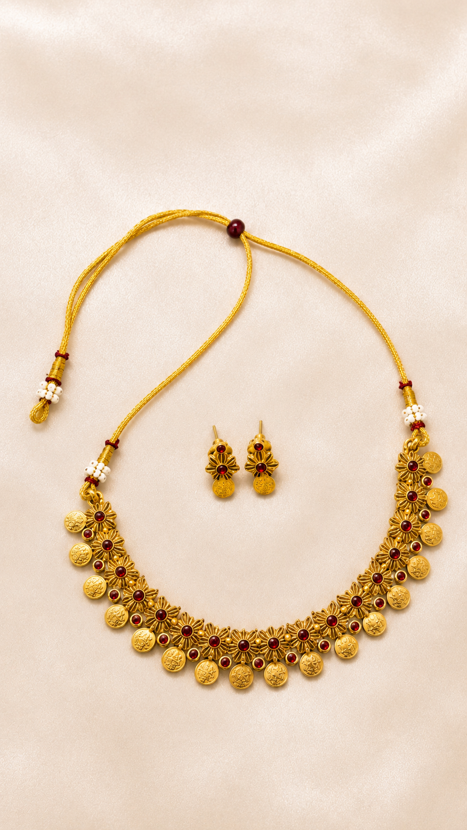 Valli coin Necklace set