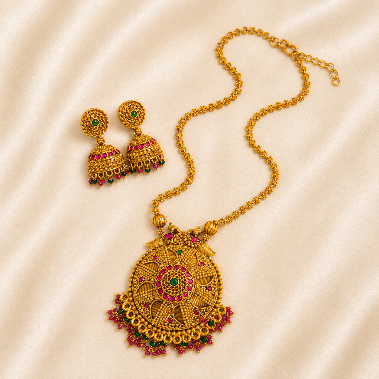 Round pendant haram