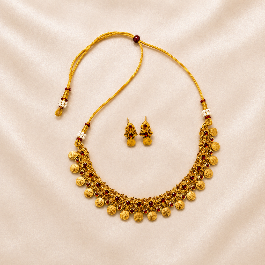 Valli coin Necklace set