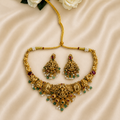 Lakshmi necklace with ruby