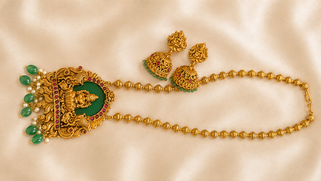 Lakshmi pendant haram