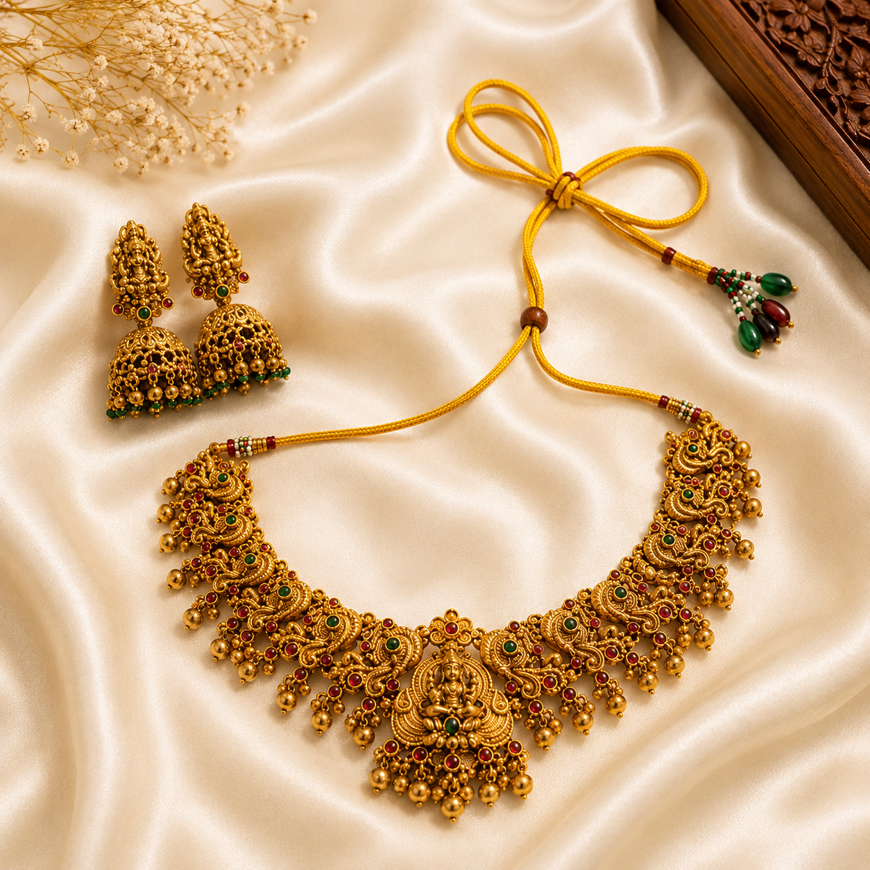 Lakshmi nagas necklace