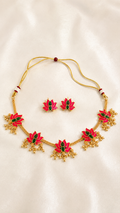 Lotus necklace set